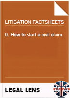 9. How to start a civil claim