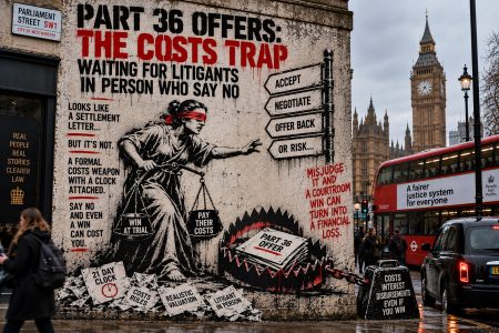 Part 36 offers: the costs trap waiting for litigants in person who say no