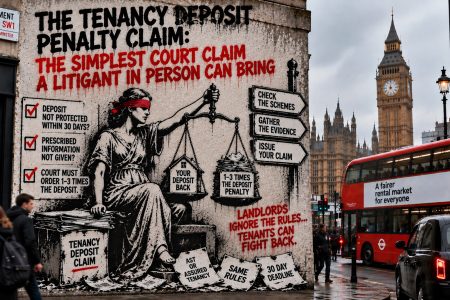 The tenancy deposit penalty claim: the simplest court claim a litigant in person can bring