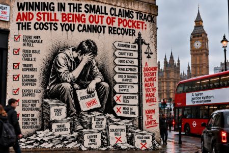 Winning in the small claims track and still being out of pocket: the costs you cannot recover