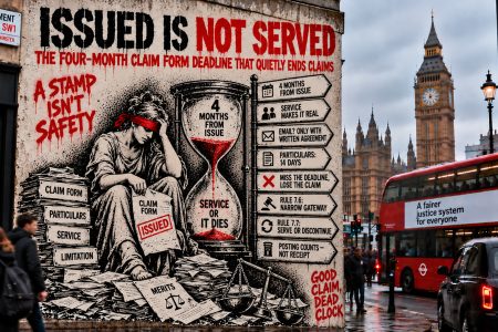 Issued is not served: the four-month claim form deadline that quietly ends claims