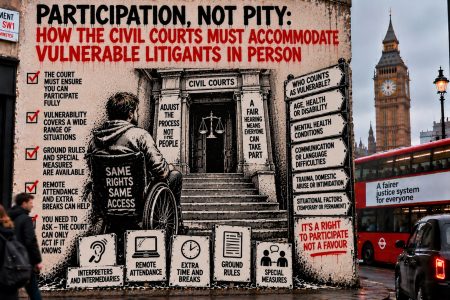 Participation, not pity: how the civil courts must accommodate vulnerable litigants in person